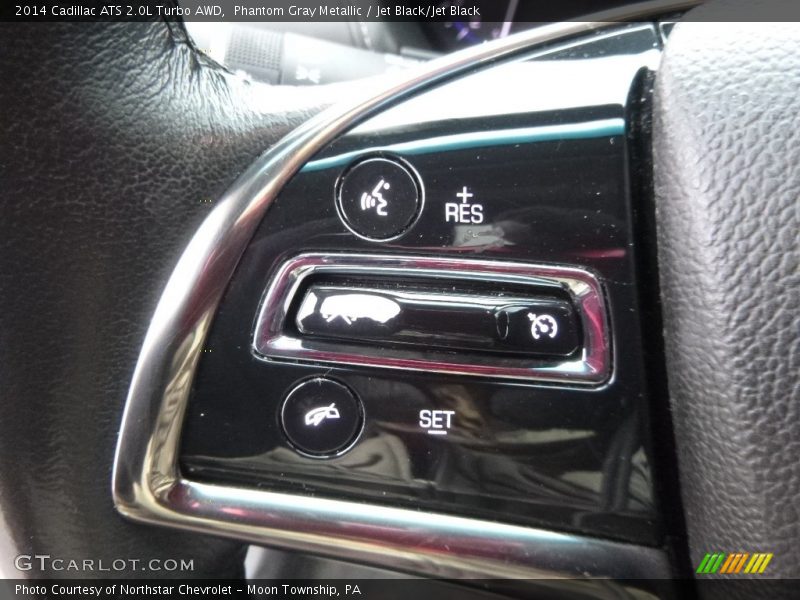 Phantom Gray Metallic / Jet Black/Jet Black 2014 Cadillac ATS 2.0L Turbo AWD