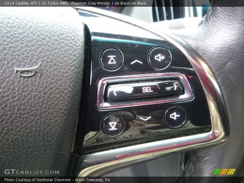 Phantom Gray Metallic / Jet Black/Jet Black 2014 Cadillac ATS 2.0L Turbo AWD