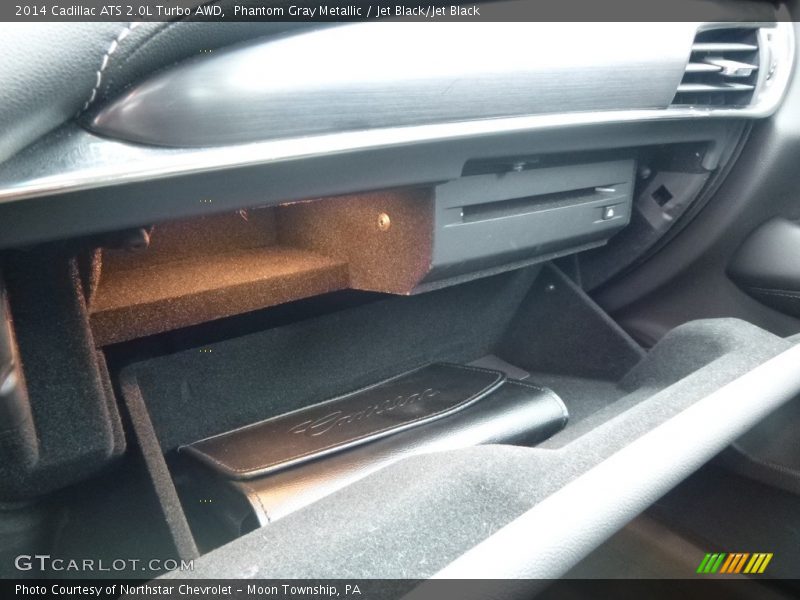 Phantom Gray Metallic / Jet Black/Jet Black 2014 Cadillac ATS 2.0L Turbo AWD