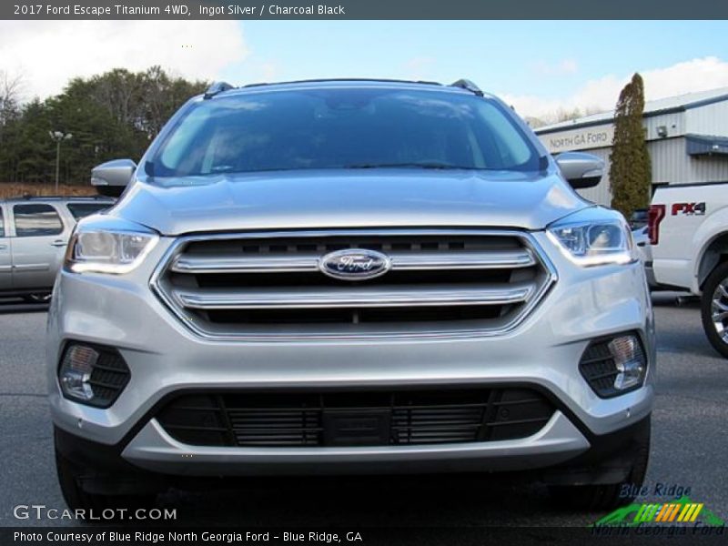 Ingot Silver / Charcoal Black 2017 Ford Escape Titanium 4WD