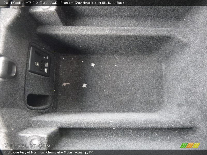 Phantom Gray Metallic / Jet Black/Jet Black 2014 Cadillac ATS 2.0L Turbo AWD