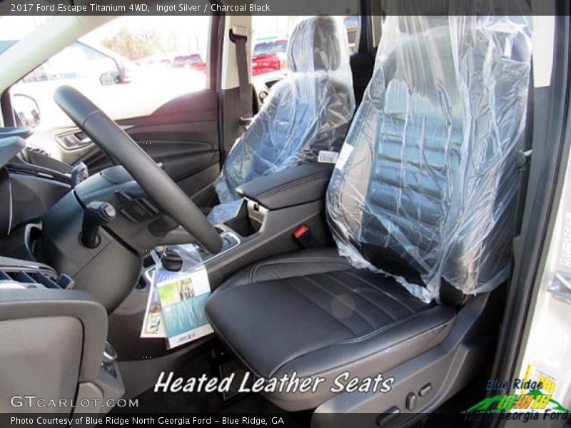 Ingot Silver / Charcoal Black 2017 Ford Escape Titanium 4WD