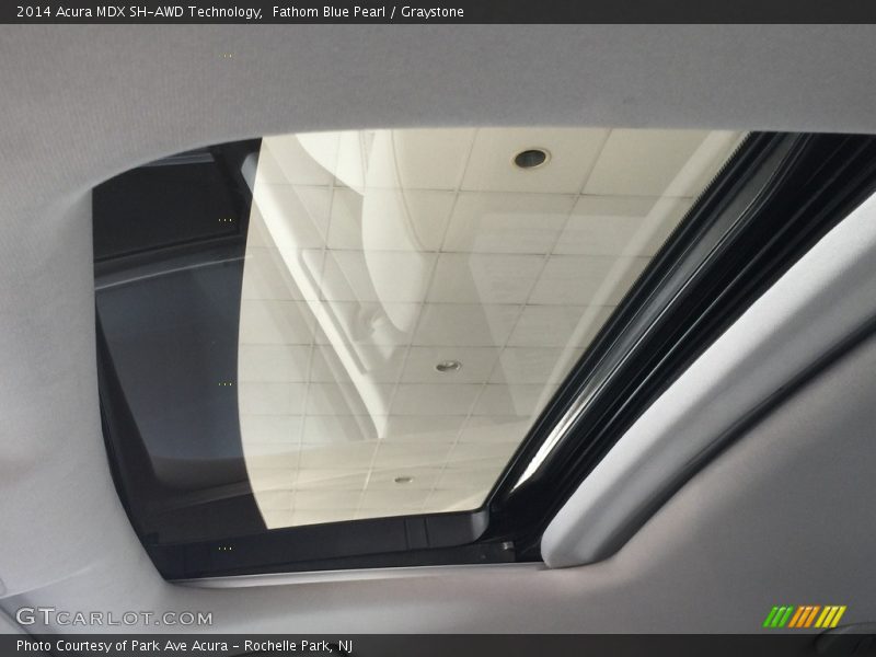 Fathom Blue Pearl / Graystone 2014 Acura MDX SH-AWD Technology