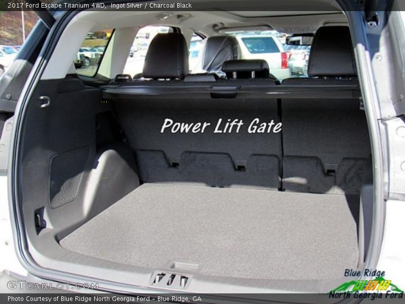 Ingot Silver / Charcoal Black 2017 Ford Escape Titanium 4WD