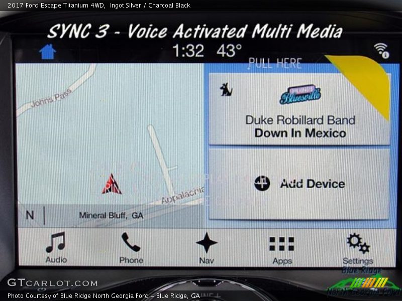 Ingot Silver / Charcoal Black 2017 Ford Escape Titanium 4WD