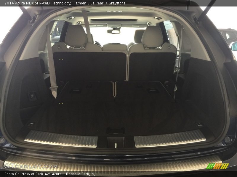 Fathom Blue Pearl / Graystone 2014 Acura MDX SH-AWD Technology