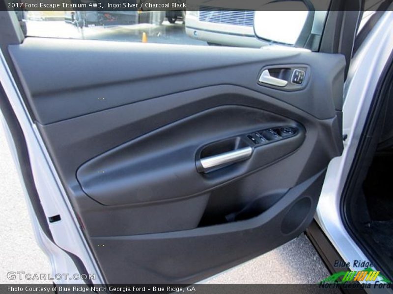 Ingot Silver / Charcoal Black 2017 Ford Escape Titanium 4WD