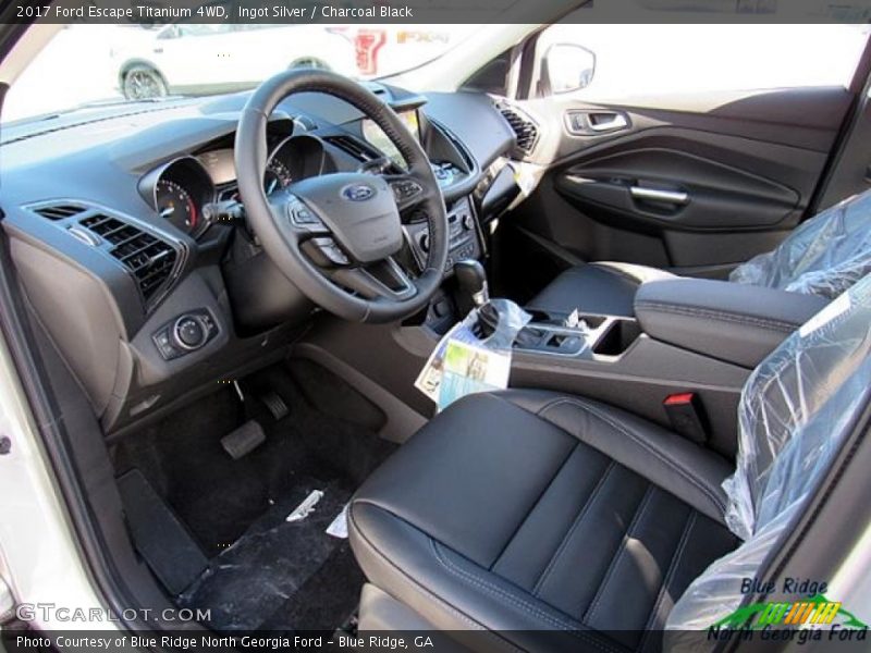 Ingot Silver / Charcoal Black 2017 Ford Escape Titanium 4WD