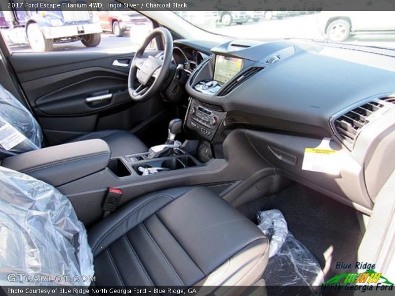 Ingot Silver / Charcoal Black 2017 Ford Escape Titanium 4WD
