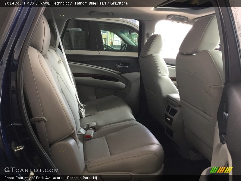 Fathom Blue Pearl / Graystone 2014 Acura MDX SH-AWD Technology