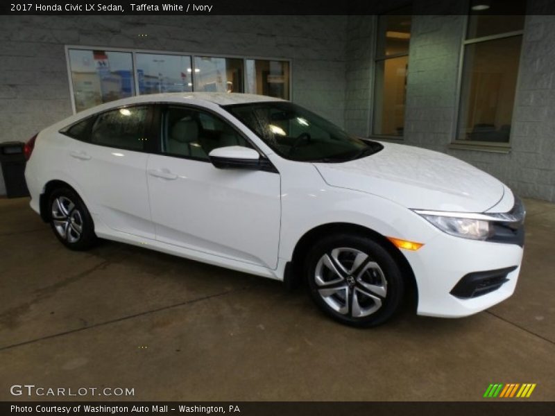 Taffeta White / Ivory 2017 Honda Civic LX Sedan