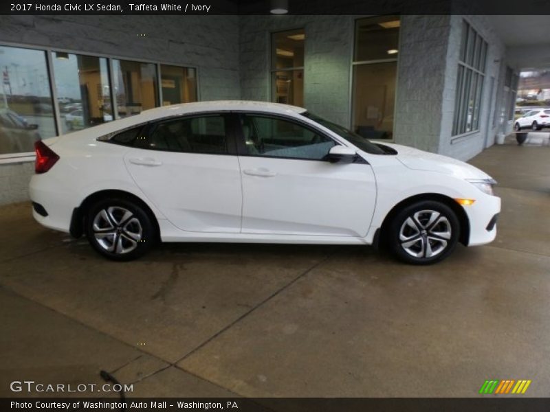 Taffeta White / Ivory 2017 Honda Civic LX Sedan