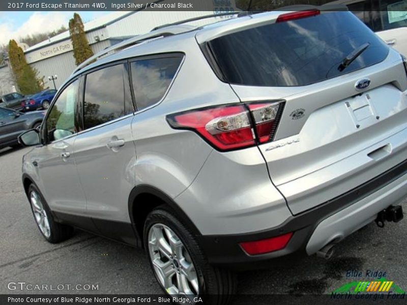 Ingot Silver / Charcoal Black 2017 Ford Escape Titanium 4WD