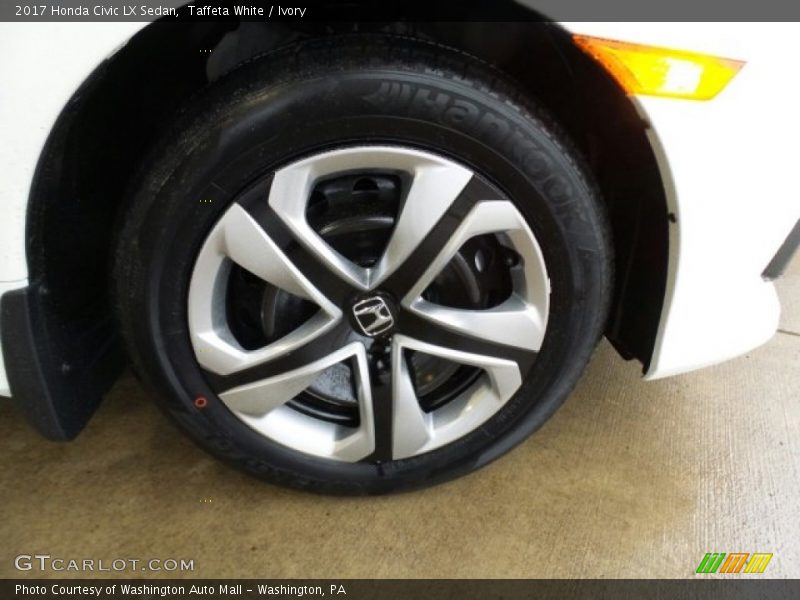 Taffeta White / Ivory 2017 Honda Civic LX Sedan