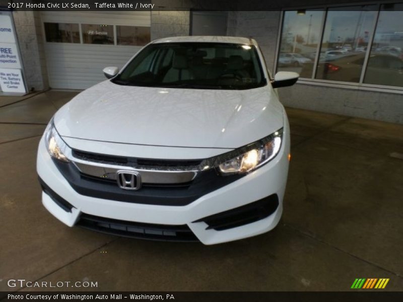 Taffeta White / Ivory 2017 Honda Civic LX Sedan