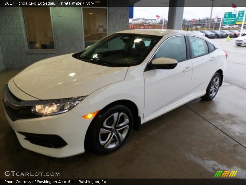 Taffeta White / Ivory 2017 Honda Civic LX Sedan