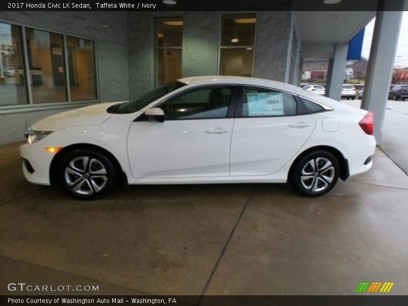 Taffeta White / Ivory 2017 Honda Civic LX Sedan