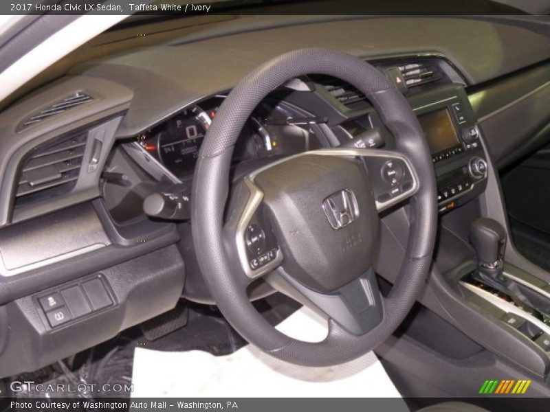 Taffeta White / Ivory 2017 Honda Civic LX Sedan