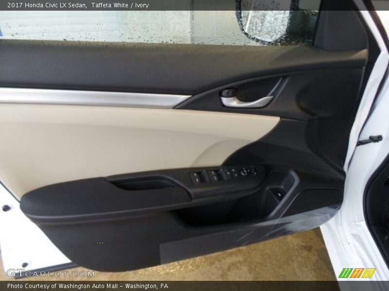 Taffeta White / Ivory 2017 Honda Civic LX Sedan