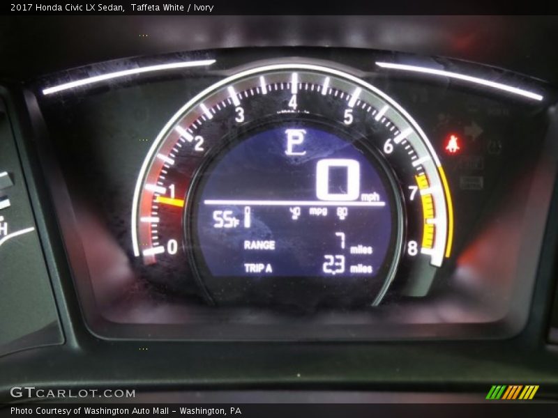 Taffeta White / Ivory 2017 Honda Civic LX Sedan