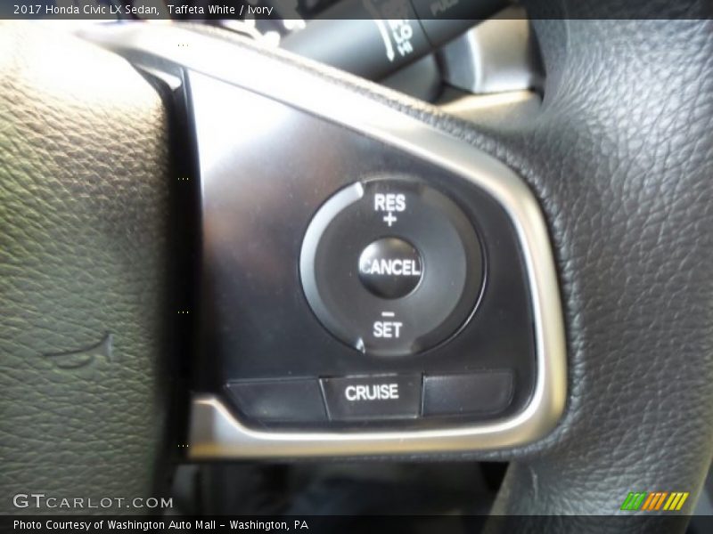 Taffeta White / Ivory 2017 Honda Civic LX Sedan