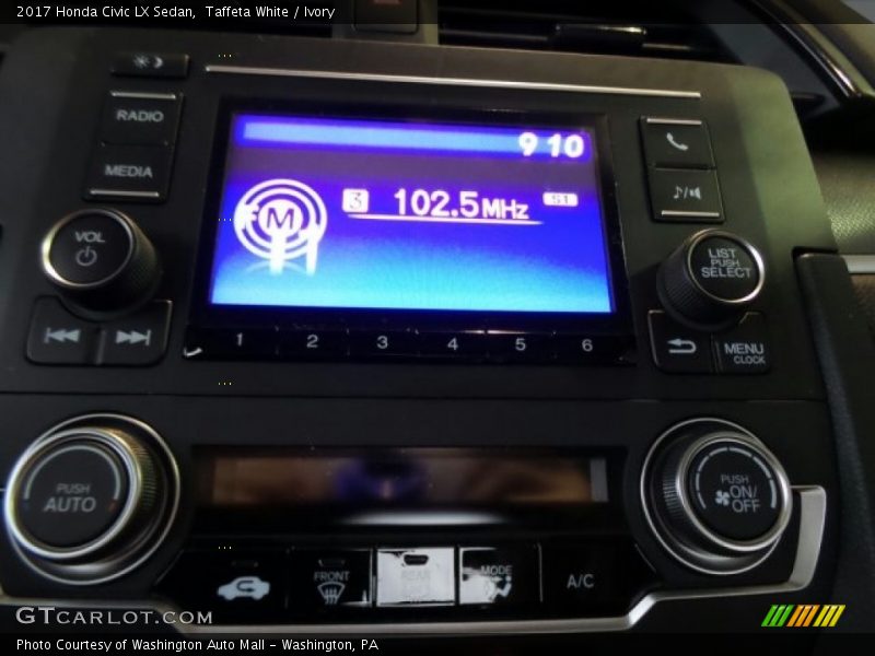 Taffeta White / Ivory 2017 Honda Civic LX Sedan