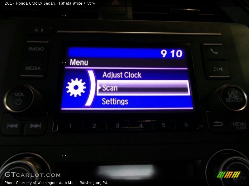 Taffeta White / Ivory 2017 Honda Civic LX Sedan