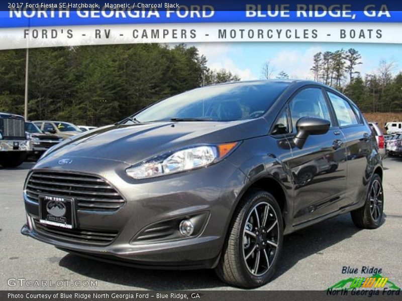 Magnetic / Charcoal Black 2017 Ford Fiesta SE Hatchback