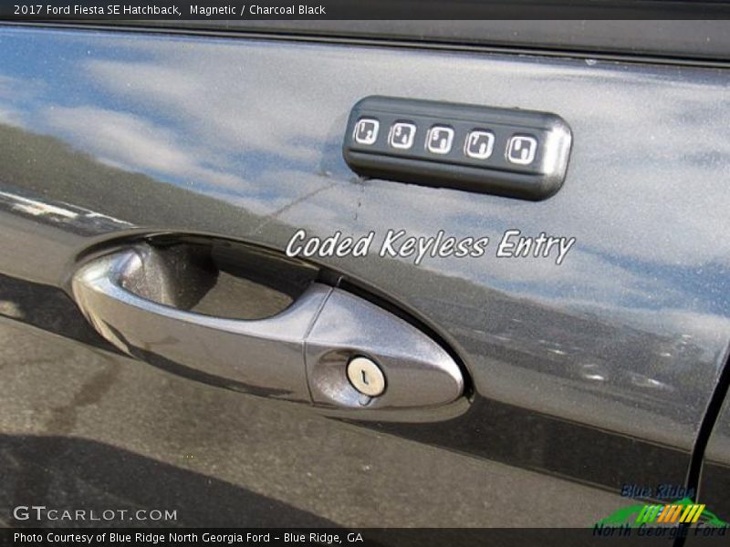 Magnetic / Charcoal Black 2017 Ford Fiesta SE Hatchback