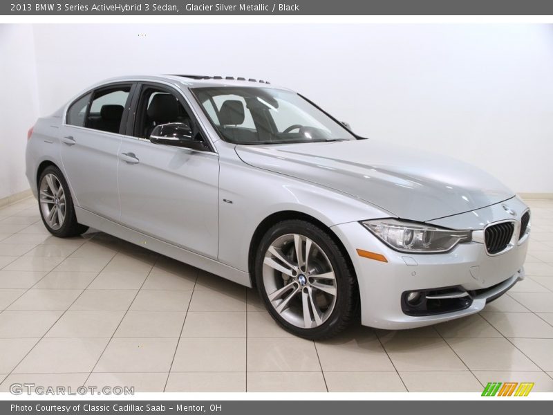 Glacier Silver Metallic / Black 2013 BMW 3 Series ActiveHybrid 3 Sedan