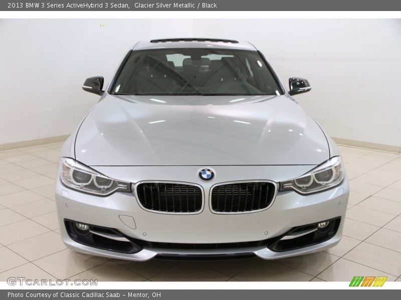 Glacier Silver Metallic / Black 2013 BMW 3 Series ActiveHybrid 3 Sedan