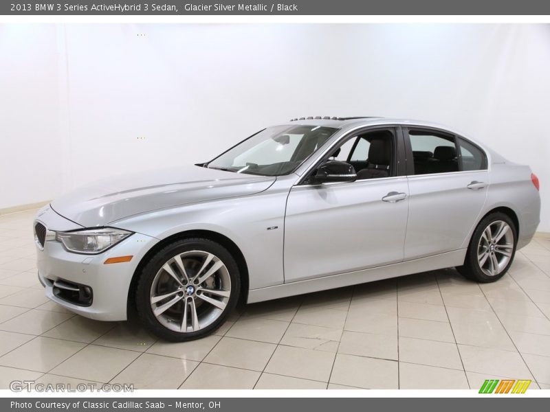 Glacier Silver Metallic / Black 2013 BMW 3 Series ActiveHybrid 3 Sedan