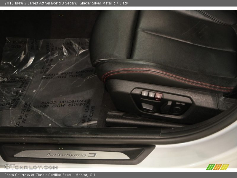 Glacier Silver Metallic / Black 2013 BMW 3 Series ActiveHybrid 3 Sedan
