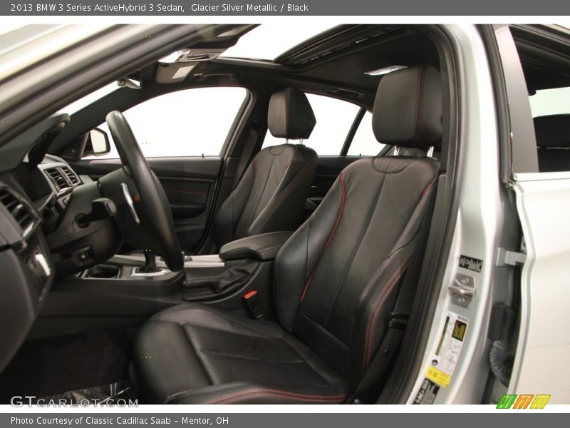 Glacier Silver Metallic / Black 2013 BMW 3 Series ActiveHybrid 3 Sedan