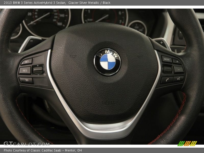 Glacier Silver Metallic / Black 2013 BMW 3 Series ActiveHybrid 3 Sedan