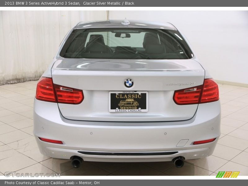 Glacier Silver Metallic / Black 2013 BMW 3 Series ActiveHybrid 3 Sedan