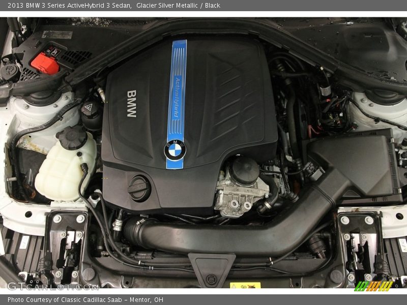 Glacier Silver Metallic / Black 2013 BMW 3 Series ActiveHybrid 3 Sedan