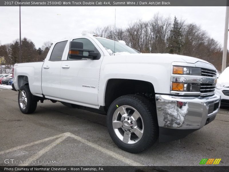 Summit White / Dark Ash/Jet Black 2017 Chevrolet Silverado 2500HD Work Truck Double Cab 4x4