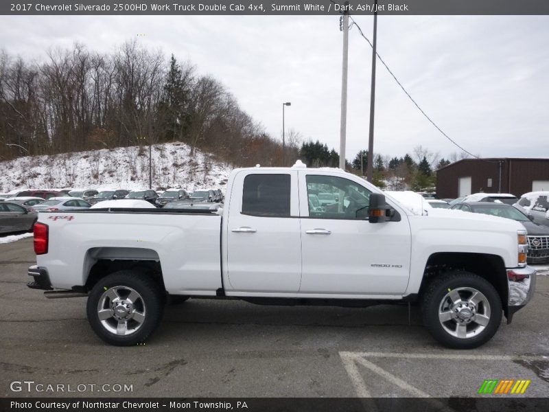 Summit White / Dark Ash/Jet Black 2017 Chevrolet Silverado 2500HD Work Truck Double Cab 4x4