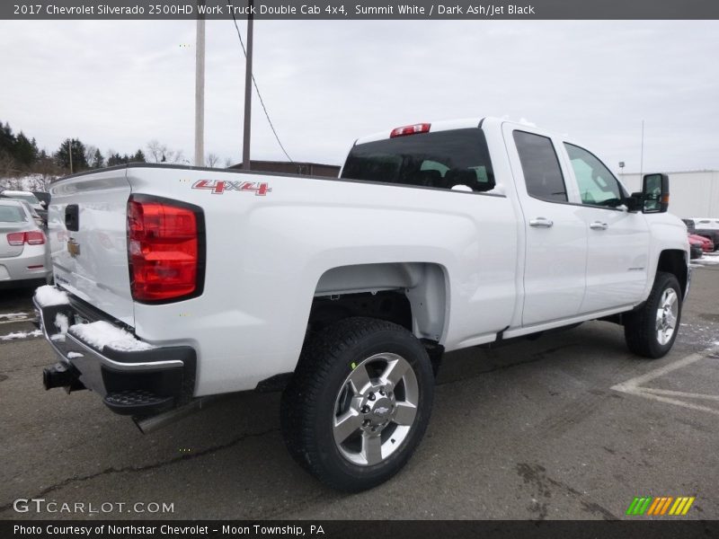 Summit White / Dark Ash/Jet Black 2017 Chevrolet Silverado 2500HD Work Truck Double Cab 4x4