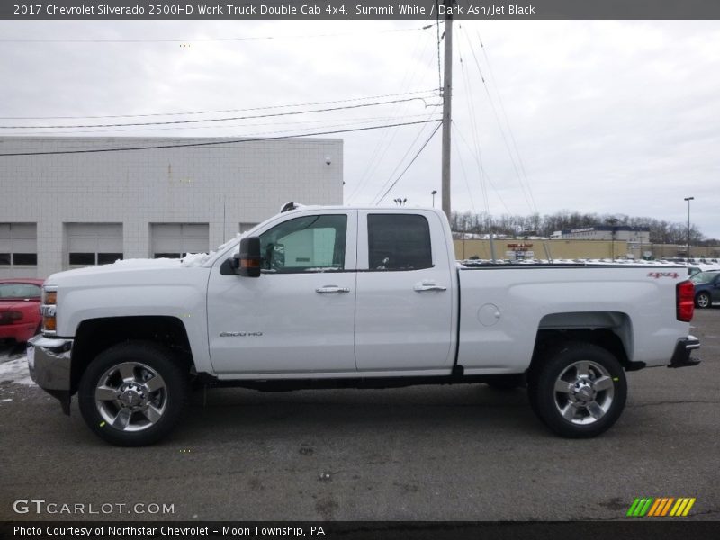 Summit White / Dark Ash/Jet Black 2017 Chevrolet Silverado 2500HD Work Truck Double Cab 4x4