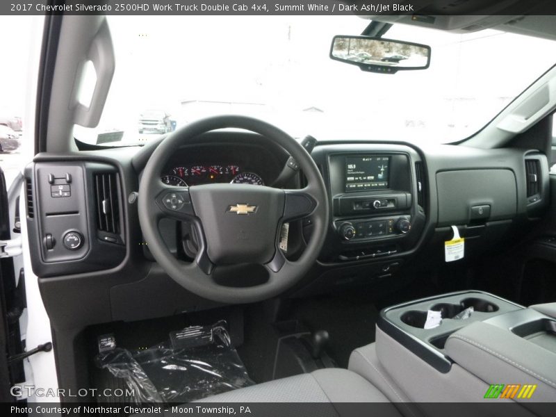 Summit White / Dark Ash/Jet Black 2017 Chevrolet Silverado 2500HD Work Truck Double Cab 4x4