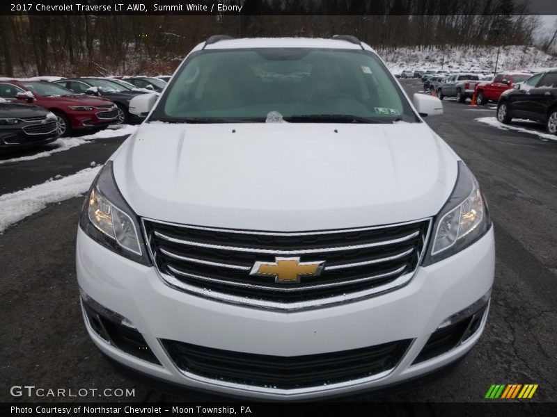 Summit White / Ebony 2017 Chevrolet Traverse LT AWD