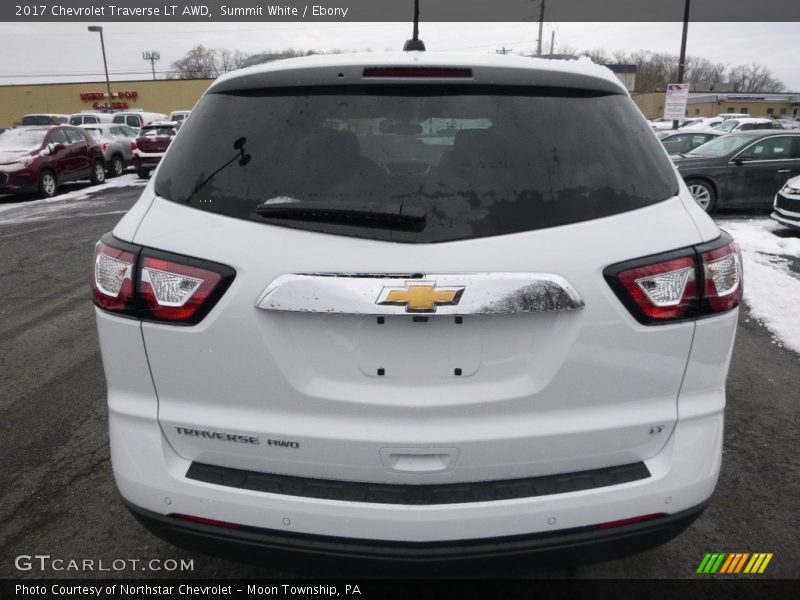 Summit White / Ebony 2017 Chevrolet Traverse LT AWD