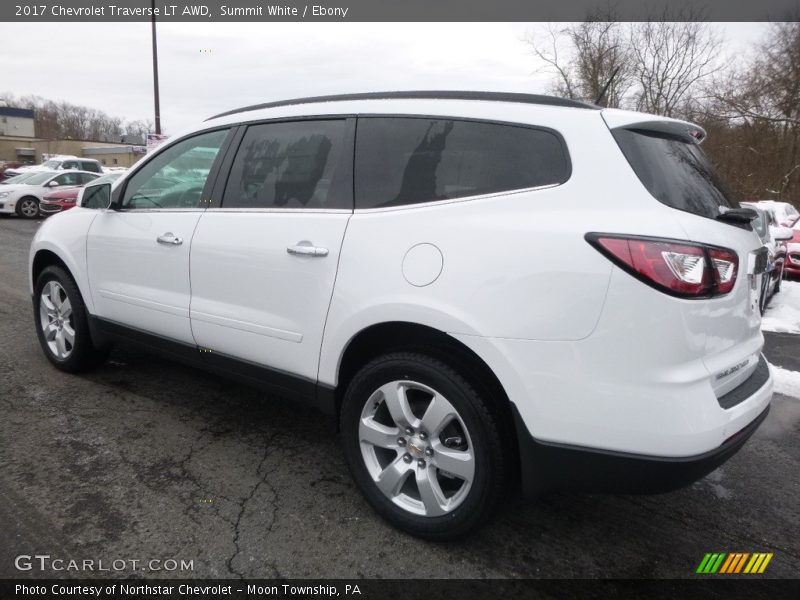 Summit White / Ebony 2017 Chevrolet Traverse LT AWD