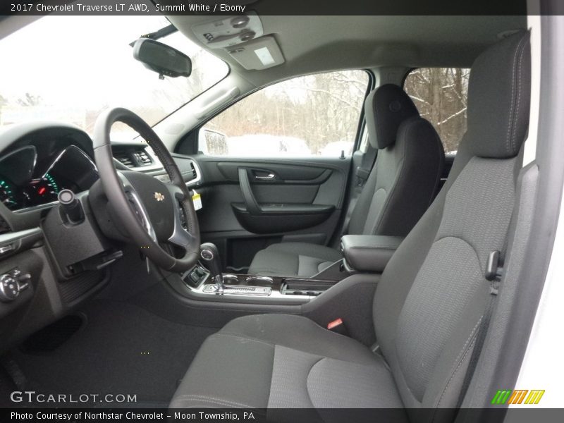 Summit White / Ebony 2017 Chevrolet Traverse LT AWD