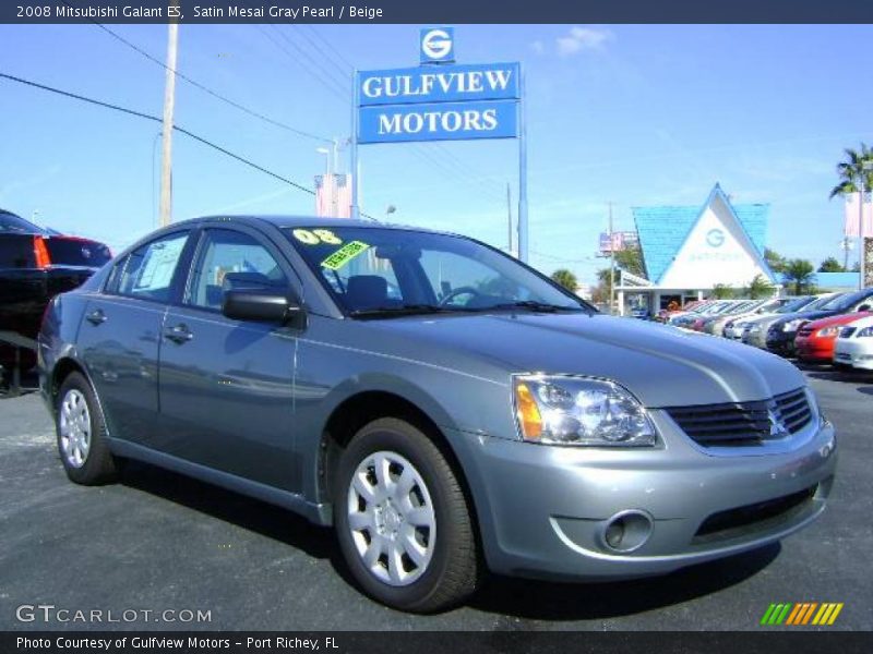 Satin Mesai Gray Pearl / Beige 2008 Mitsubishi Galant ES