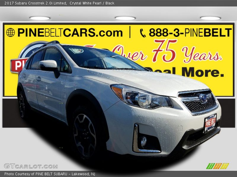 Crystal White Pearl / Black 2017 Subaru Crosstrek 2.0i Limited