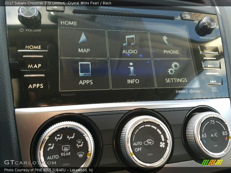 Crystal White Pearl / Black 2017 Subaru Crosstrek 2.0i Limited