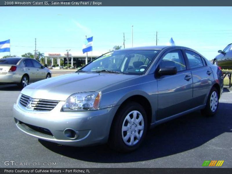 Satin Mesai Gray Pearl / Beige 2008 Mitsubishi Galant ES